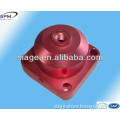 anodized red color aluminum machining parts manufacturing